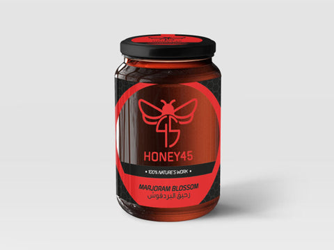 Honey 45 Marjoram Bolssom Natural Honey 450g