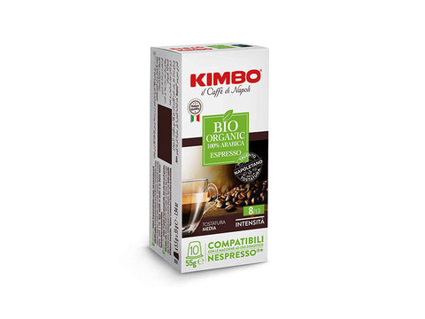 Kimbo Bio Organic Coffee Capsules - 10 Capsules