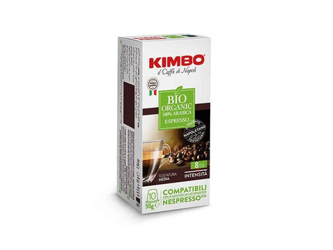 Kimbo Bio Organic Coffee Capsules - 10 Capsules - CAFELAX