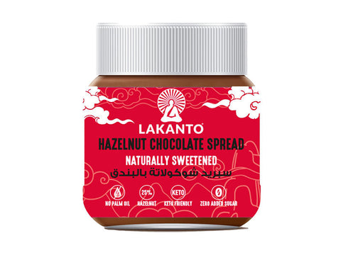 Lakanto Healty Hazelnut Chocolate Spread 0% Add Sugar 250g