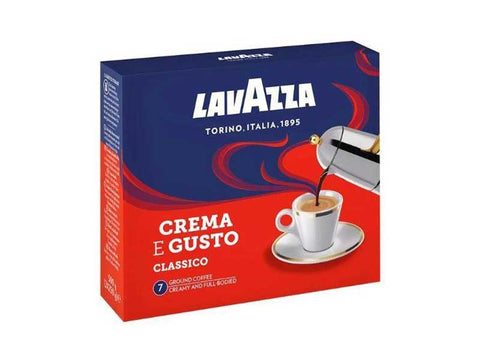 Lavazza Crema E Gusto Classico Ground Coffee 2*250g - 500g
