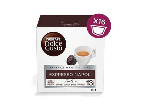 Nescafe Ristretto Napoli Style Dolce Gusto Coffee Capsules - 16 Capsules