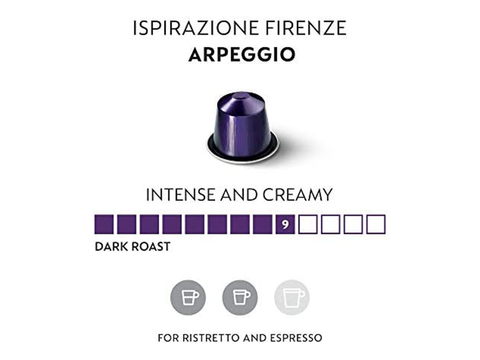"Best Before:31-7-2024" Nespresso Arpeggio Coffee Capsules - 10 Capsules