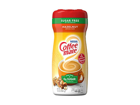 Nestle Coffee Mate Hazelnut Sugar Free 289.1g