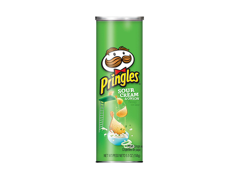 Pringles Sour Cream & Onion Chips 158g