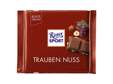 Ritter Sport Trauben Nuss Chocolate 100g