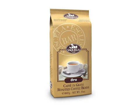 Saquella ORO Whole Beans Coffee 1Kg - CAFELAX