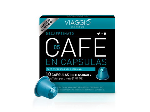 Viaggio Decaffeinato Coffee Capsules - 10 Capsules