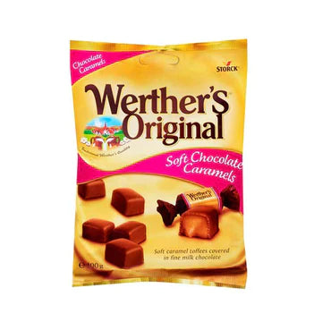 Werther's Original Soft Chocolate Caramels Candies 100g