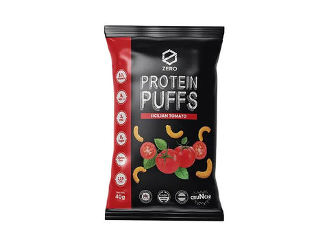 Zero Sicilian Tomato Protien Puffs 10g Protien 40g