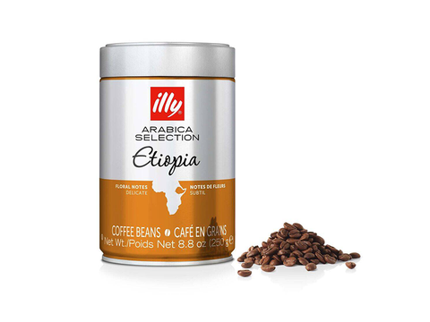 illy Arabica Selection Etiopia Whole Coffee Beans Can 250g 